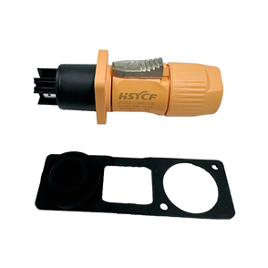 Outdoor waterproof power plug IP67